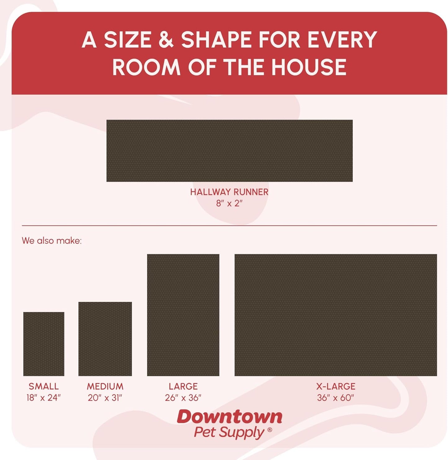 My Doggy Place Microfiber Dog Mat for Muddy Paws, 8' x 2' Navy Blue - Non-Slip, Absorbent and Quick-Drying Dog Paw Cleaning Mat, Washer and Dryer Safe - Hallway Runner