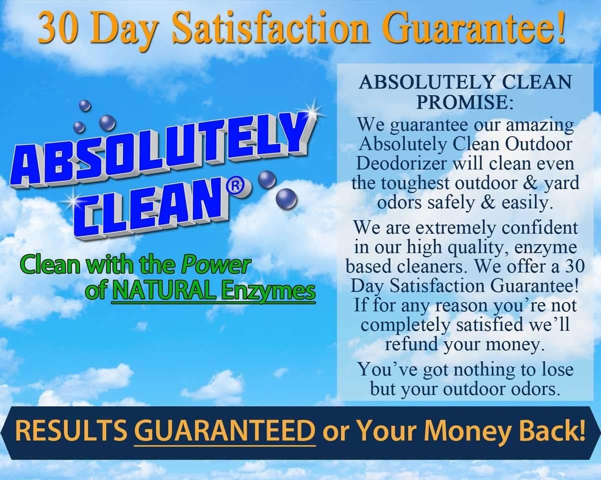 Amazing Outdoor Deodorizer odor eliminator Natural Enzyme Just Spray & Walk Away Grass, AstroTurf, Dog Runs, Patios, Decks, Fences & More Vet Approved - 32oz odor eliminator for strong odor