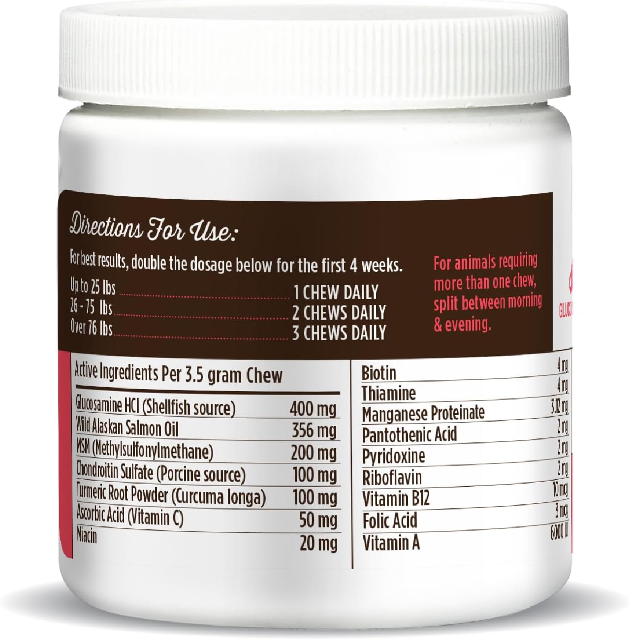 Dr. Joseph's VetPro Complete Multivitamin Dog Supplement, 60 Count (Small Dog 60 Days Supply), 5 in 1 Chew with Vitamins, Enzymes & Nutrients, Hip and Joint Health, Immune System and Allergy Support