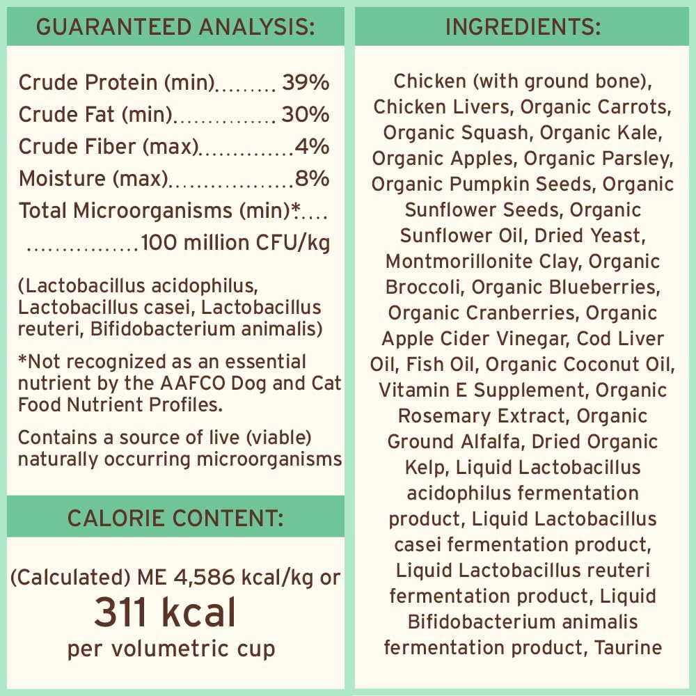 Primal Freeze Dried Dog Food, Pronto Mini Nuggets, Chicken; Scoop & Serve, Complete & Balanced Meal; Also Use As Topper or Treat; Premium, Healthy, Grain Free, High Protein Raw Dog Food (25 oz)