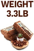 3 Pack Cocount Husk Chips-3.3LB Organic Coco Chips with Low EC & PH Balanced, High Expansion Coconut Substrate Coco Husk Mulch for Garden Flowers, Planting, Reptile, Indoor & Outdoor