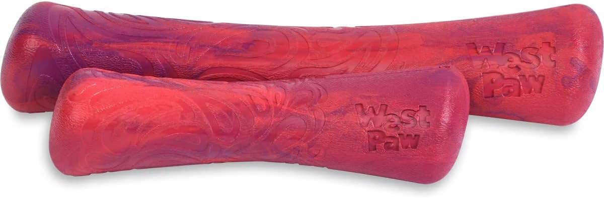 WEST PAW Seaflex Drifty Dog Toy – Machine Washable Dog Toys for Moderate Chewers – Eco-Friendly Zogoflex Toys for Dogs – Perfect for Gnawing, Fetch, Catch, Pet Training – 5.75" Small, Hibiscus