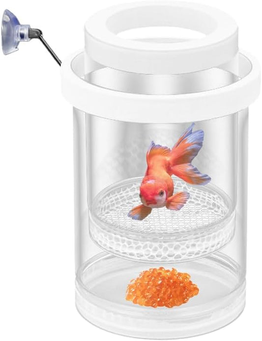 Breeder Box Fish Tank,Fish Breeder Box for Floating Aquarium,Isolation Breeding Boxes,Separator for Baby Fish, Clownfish, Betta Eggs