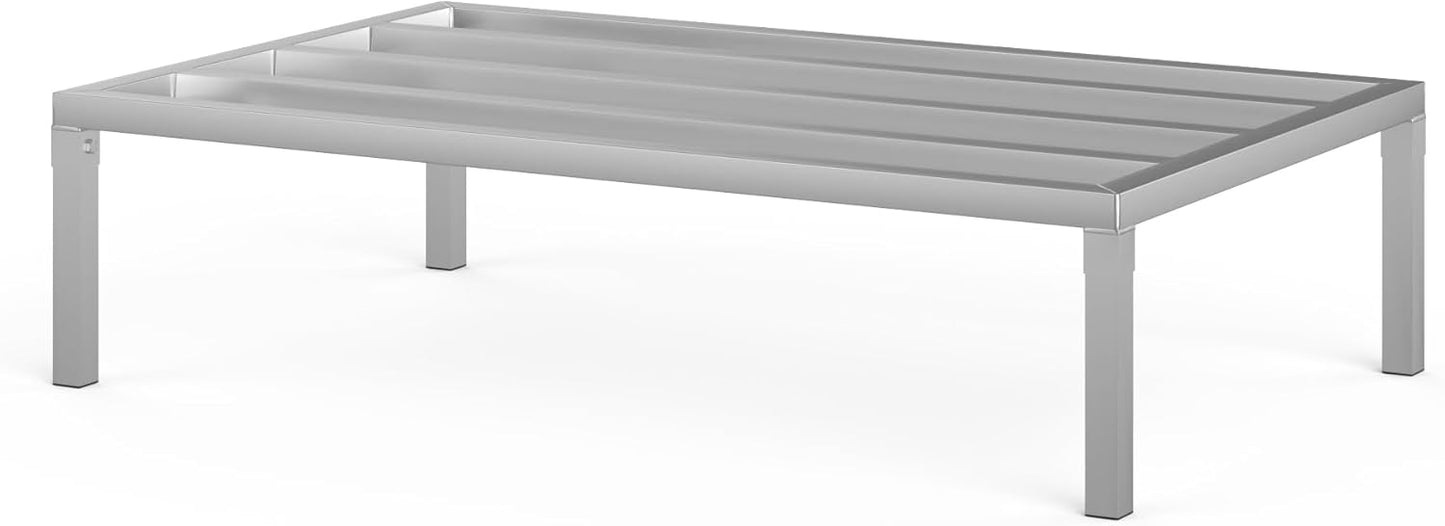 30 in X 48 in. Aquarium Stand | Industrial Style Aluminum Fish Tank Base with Open Frame Design