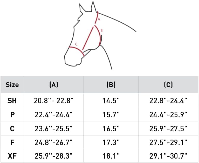 HORZE Adepto Adjustable Horse Halter | Soft, Durable Polyester - Dark Navy - Pony