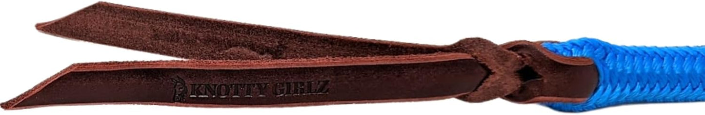 22' Long Line with SS O Ring and Carabiner (Burgundy Beige)