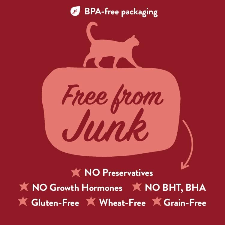 Human-Grade Mixed Variety Pack Wet Cat Food Pouch — Moist, Soft Cat Food Mixer, Topper, and Rotational Meal (6 Chicken, 6 Salmon) by Portland Pet Food Company