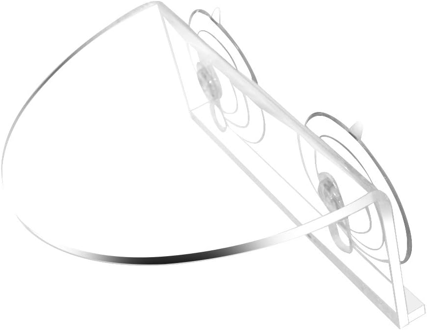 2Pack Aquarium Shelf,Transparent Acrylic Ledge Plants Holder for Substrate and Live Plants,with Strong Suction Cups for Fish Tank Multi-layer Decorations