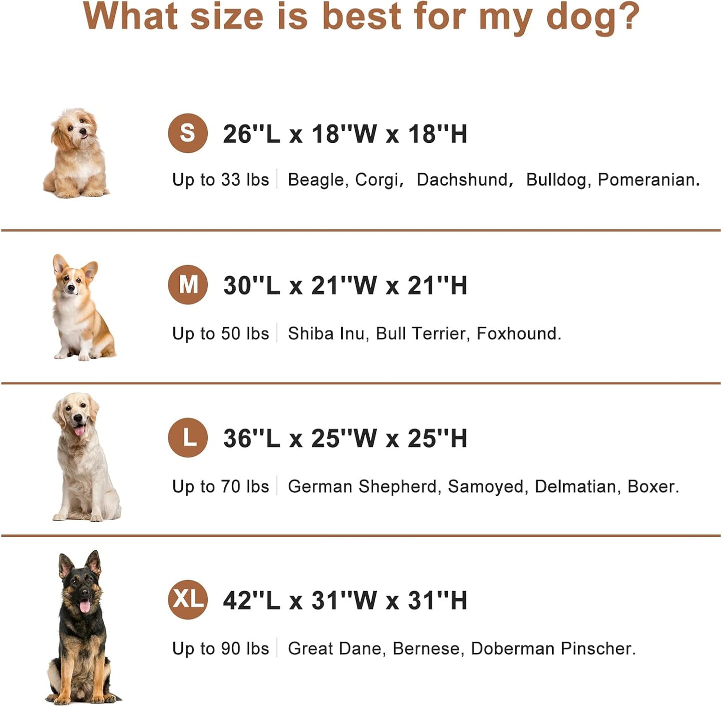 36 Inch Collapsible Soft Dog Crate for Large Dogs, 4-Door Foldable Travel Dog Kennel with Durable Mesh Windows for Indoor & Outdoor Portable Pet Crate, Soft Side Dog Crate, Beige