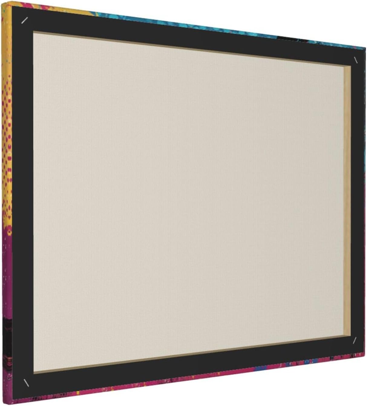 Gym Wall Art Weightlifting Fitness Canvas Wall Decor Barbell Sports Training Pictures Painting Banksy Street Graffiti Print Artwork Framed Decorations Gifts for Sports Lovers Gym Living Room Bedroom 16"x20"