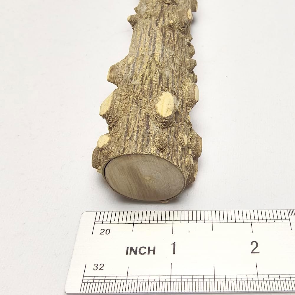 Libiline 8 Pieces Bird Perch Natural Wooden Parrot Perch Stand Fork Toys Hanging Multi-Branch Perches Platform Hammock Swing Toy for Macaws, Small Parakeets, Conures, Budgies, Finches (B-Color, Mix)