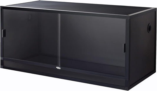 4x2x2 (120 Gallon) Bearded Dragon Enclosure V2 PVC Panels, Glass Doors, Lightweight, Easy to Assemble, Heavy Duty Screen, Aluminum Frame