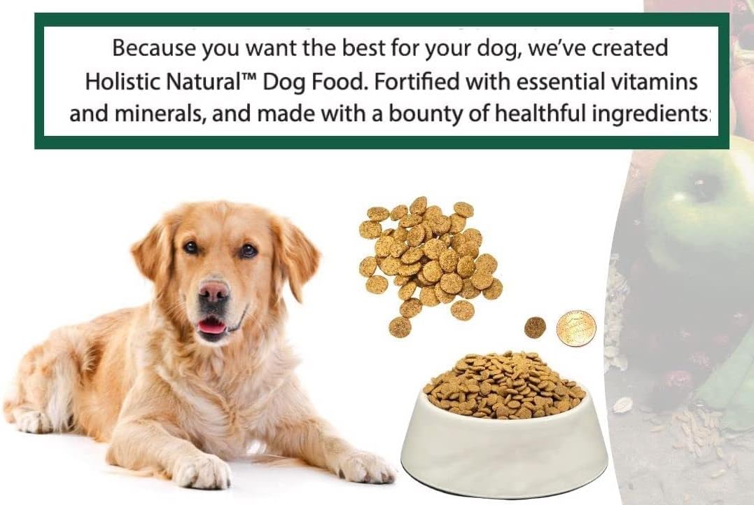 Bench & Field Holistic Natural Adult Dry Dog Food, Chicken Meal and Brown Rice Recipe 6.6 lb Bags (Pack of 2)