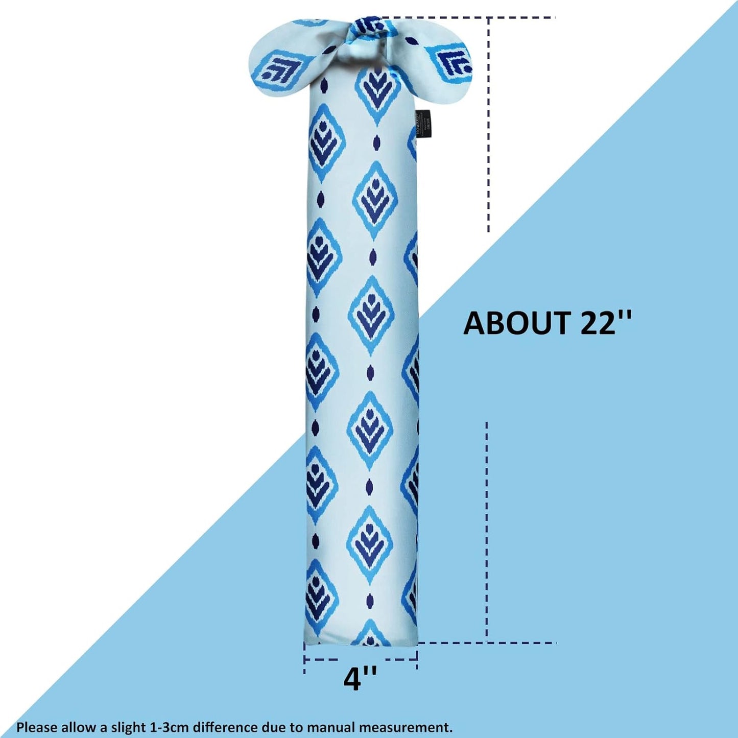 Harrison Howard Stretchy Tail Bag Breathable Horse Tail Guard Slip on Design Protect Horse Tail 2 Strand Closure Straps Keep Tail Clean & Protected 22" L Length Makes Grooming Easy-Nature Aztec