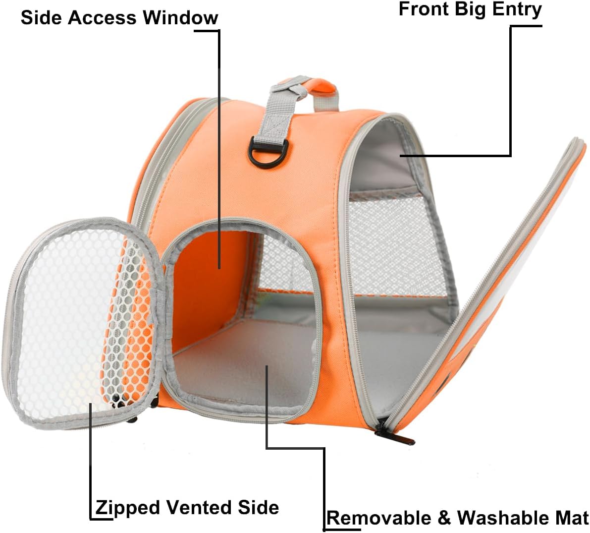 Guinea Pig Carrier,Guinea Pig Carrier for 2,Reptile Travel Carrier for Lizards Sugar Glider Hedgehog Rat Parrot Birds