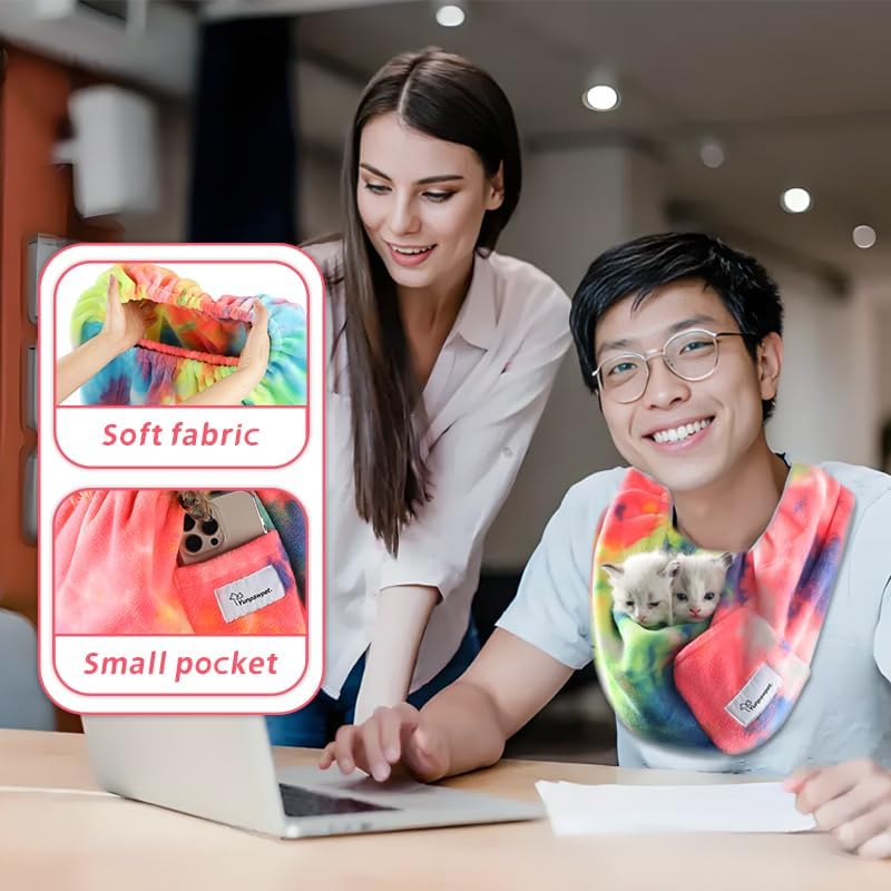 Small Animal Carrier – Hands-Free Pet Bonding Pouch for Small Pets Under 5 lbs, Bearded Dragon Carrier Sling, Guinea Pig Carrier for Sugar Glider, Chinchilla, Bird – Ferret Sling Carrier(Fruits)