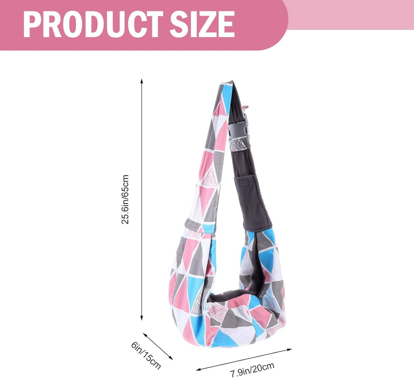 BESPORTBLE Adjustable Reptile Sling Bag for Bearded Dragons - Breathable Pet Carrier with Shoulder Strap for Travel, Hiking, and Outdoor Adventures, 25.59 X 7.87 X 5.90 Inches