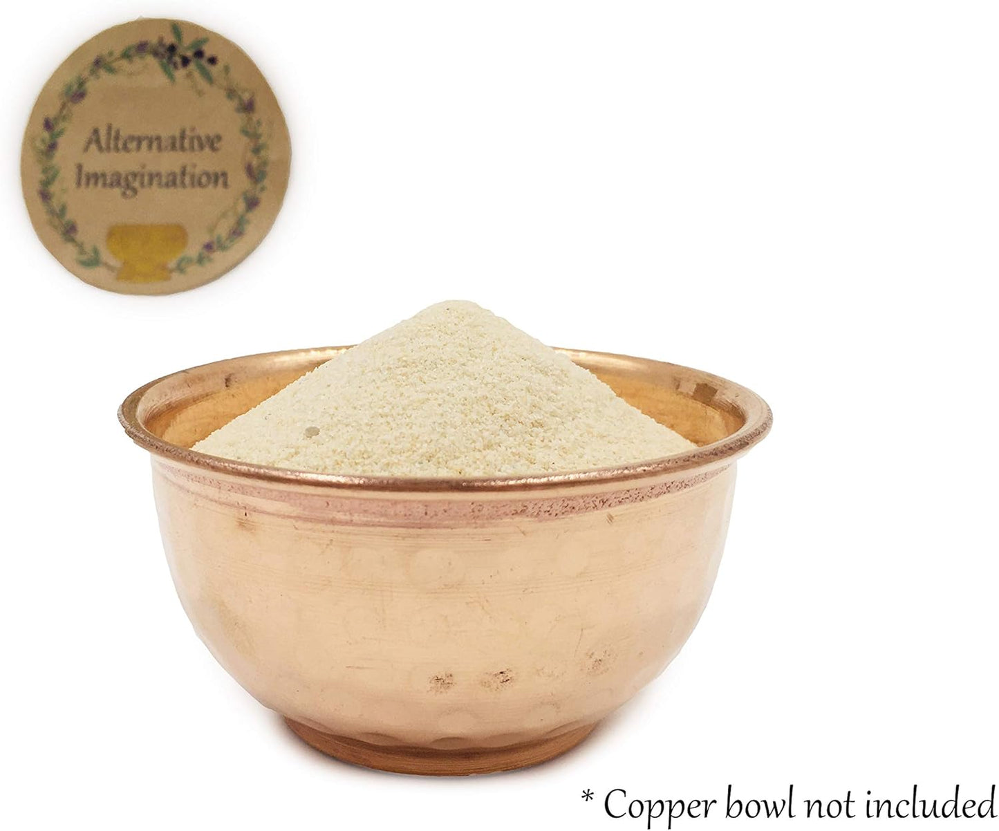 Beige Sand - Fine Sand for Zen Garden, Resin Incense Burner, Smudge Bowl, Ritual Incense, Cast Iron Cauldron, Unity Ceremony, Sensory Bin Table, Mandalas, Crafts by Alternative Imagination (1 Pound)