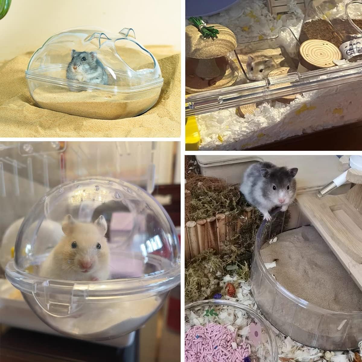 Hamster Bath Sand, 15.4lb Dust Free Desert Sand or Potty Litter Sand for Hamster Chinchillas Gerbil Syrian Mice Small Animals(Beige)