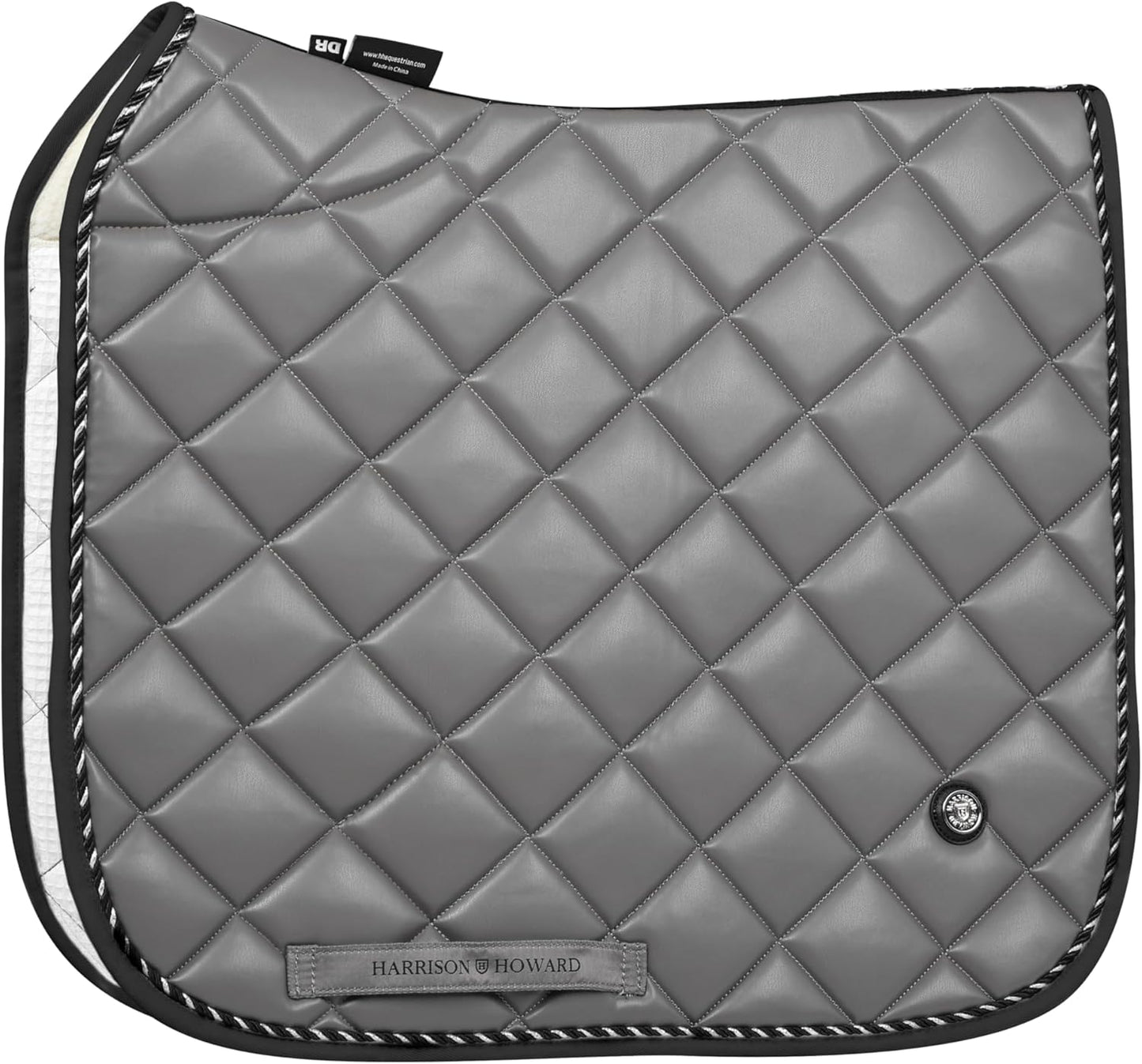 Harrison Howard Dressage Saddle Pad High-Performance Leather Saddle Pad for Horse Riding with Excellent Shock Absorption