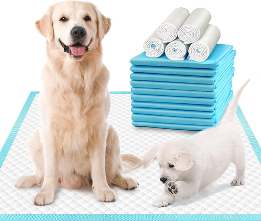 Extra Large Dog Pads 30"x26" 30 Count, Thicker Puppy Pads for Potty Training, Super Absorbent Pee Pads for Dogs, Leak-Proof Dog Pee Pads for Puppies, Disposable Pet Training Pads for Cats