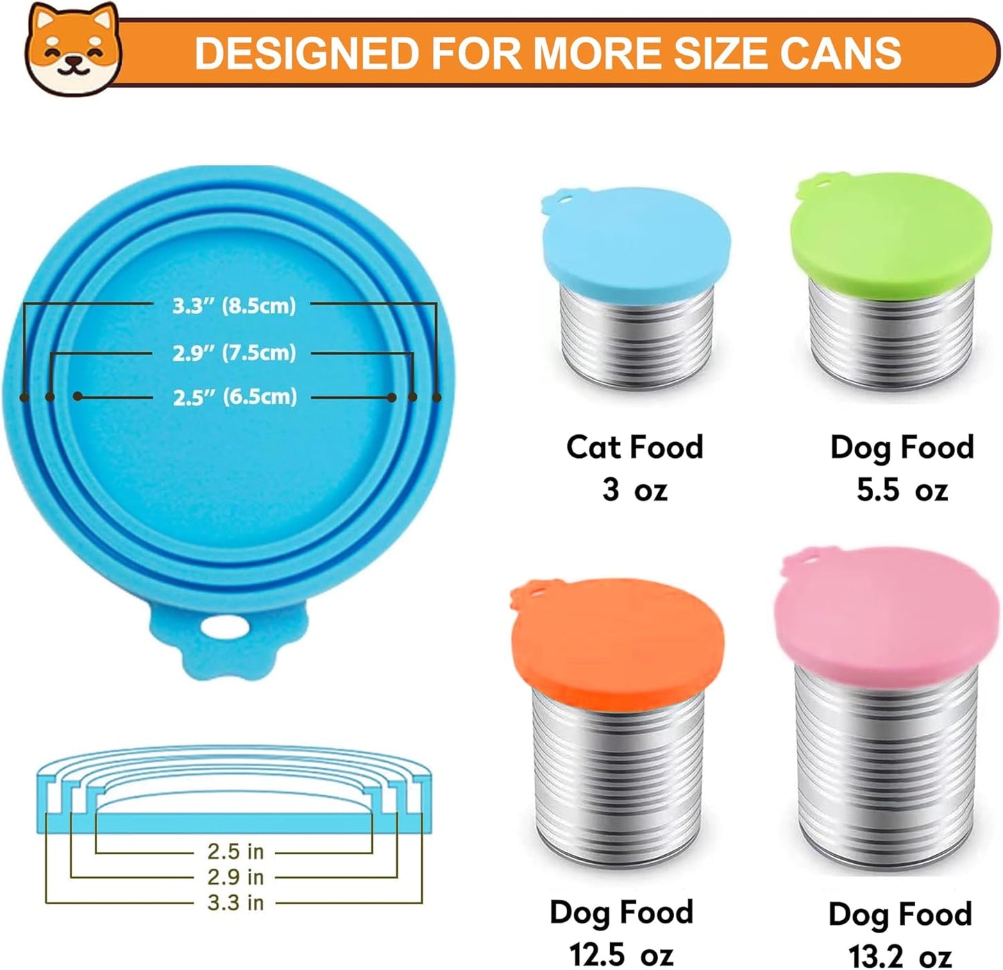 2 Pack Pet Food Cans Lids, Silicone Food Can Covers for Dog and Cat, BPA Free/Food Safe/Universal, One Fit Most Standard Size Food Can Top Teal/Dark Green, CWGTG01