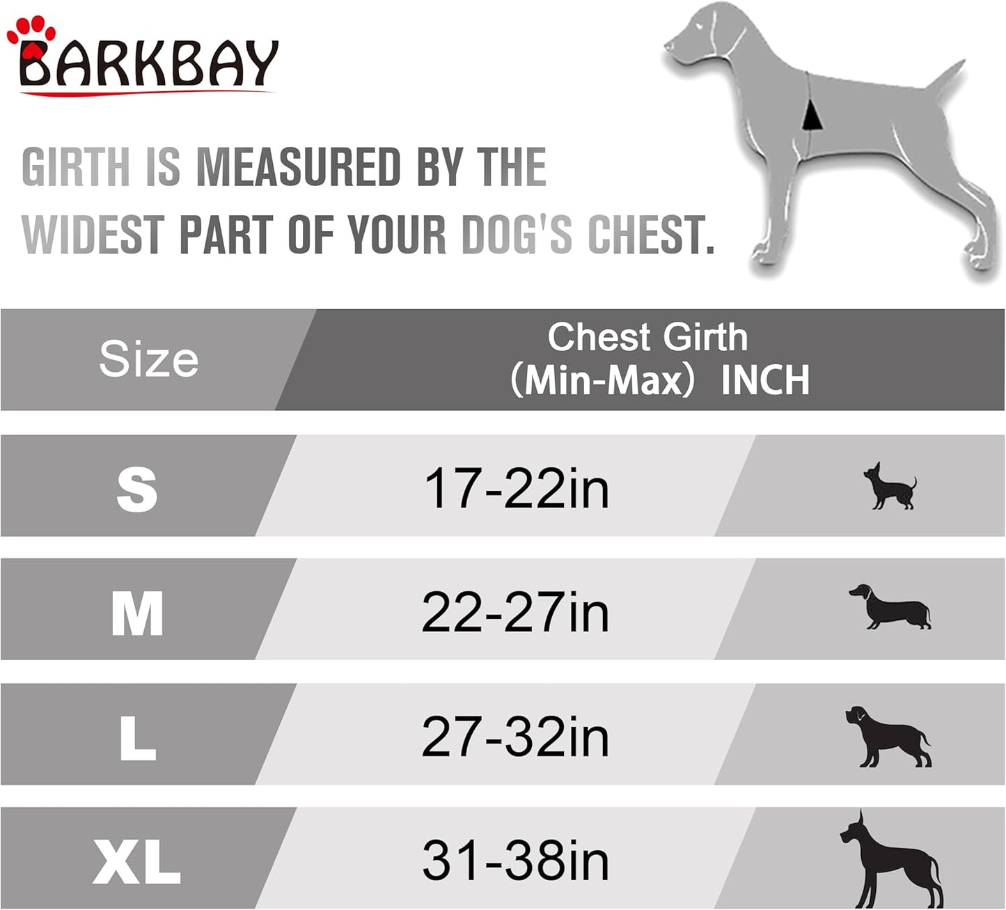 BARKBAY No Pull Dog Harness Front Clip Heavy Duty Reflective Easy Control Handle for Large Dog Walking(Star,M)