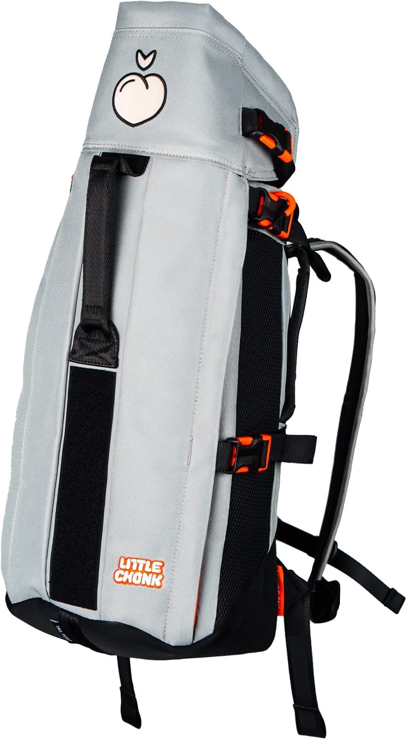 The Maxine One Medium Dog Carrier by Little Chonk | Dog Backpack Carrier for Medium Sized Breeds | Adjustable Front Facing Pet Carrier for Travel | Dog Hiking Backpack - Chonkcrete Gray