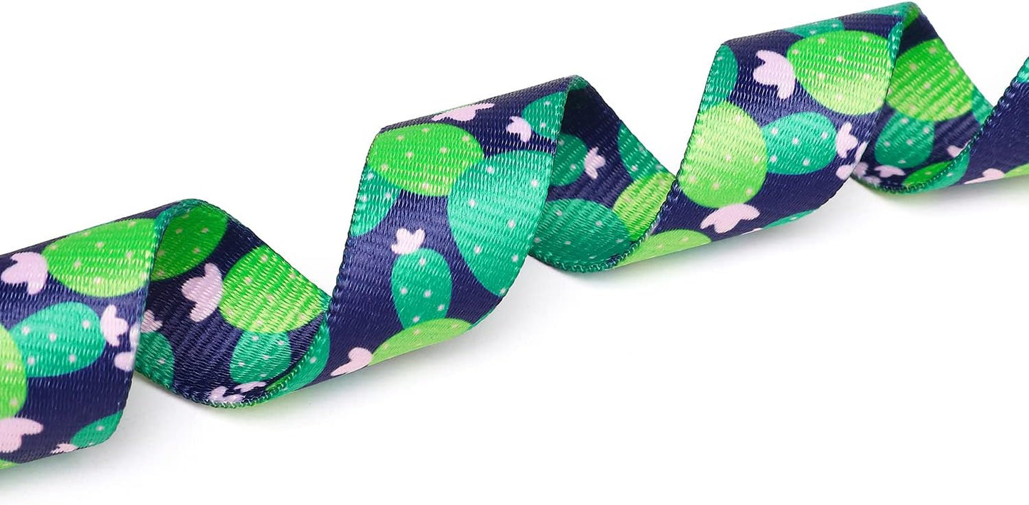 Mercano Adjustable Dog Collar - Special Design Patterns, Soft Nylon Comfortable Sturdy Pet Collar for Small Medium Large Dogs (S, Cactus)