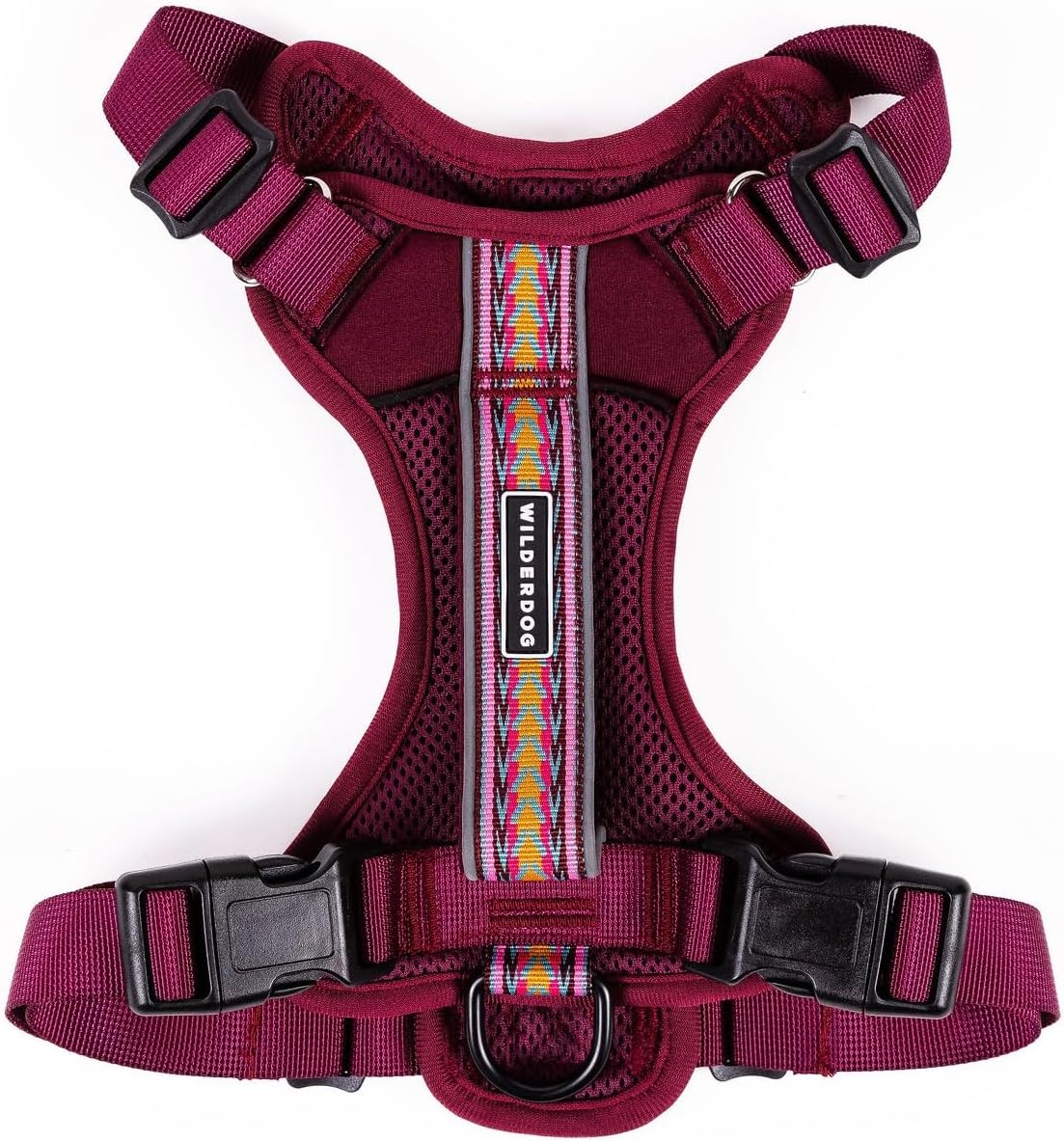 Wilderdog Lightweight Dog Harness with Reflective Straps - Medium - Huckleberry