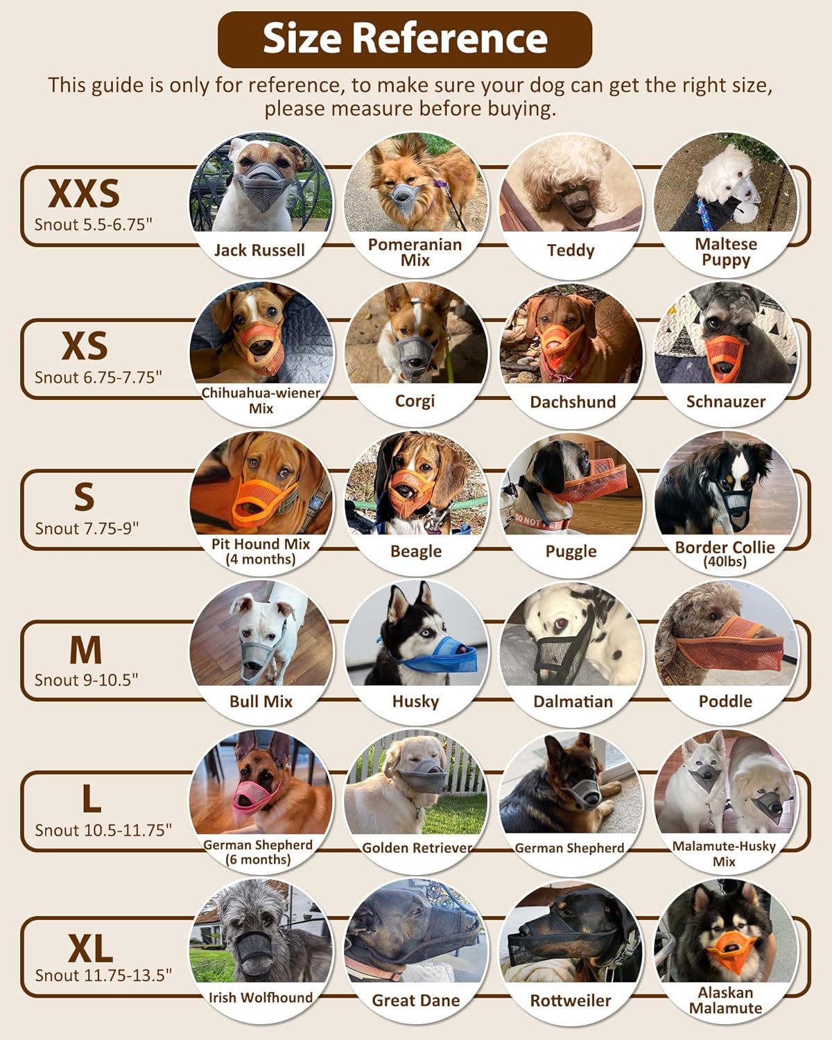 Crazy Felix Nylon Dog Muzzle for Small Medium Large Dogs Dachshund Beagle Poodle Labrador, Air Mesh Breathable and Drinkable Pet Mouth Guard for Anti-Biting Chewing Scavenging(S, Blue)