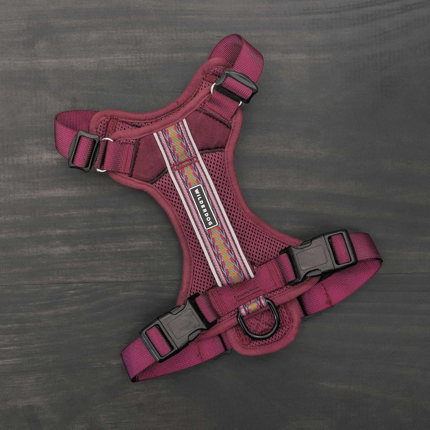 Wilderdog Lightweight Dog Harness with Reflective Straps - Small - Huckleberry
