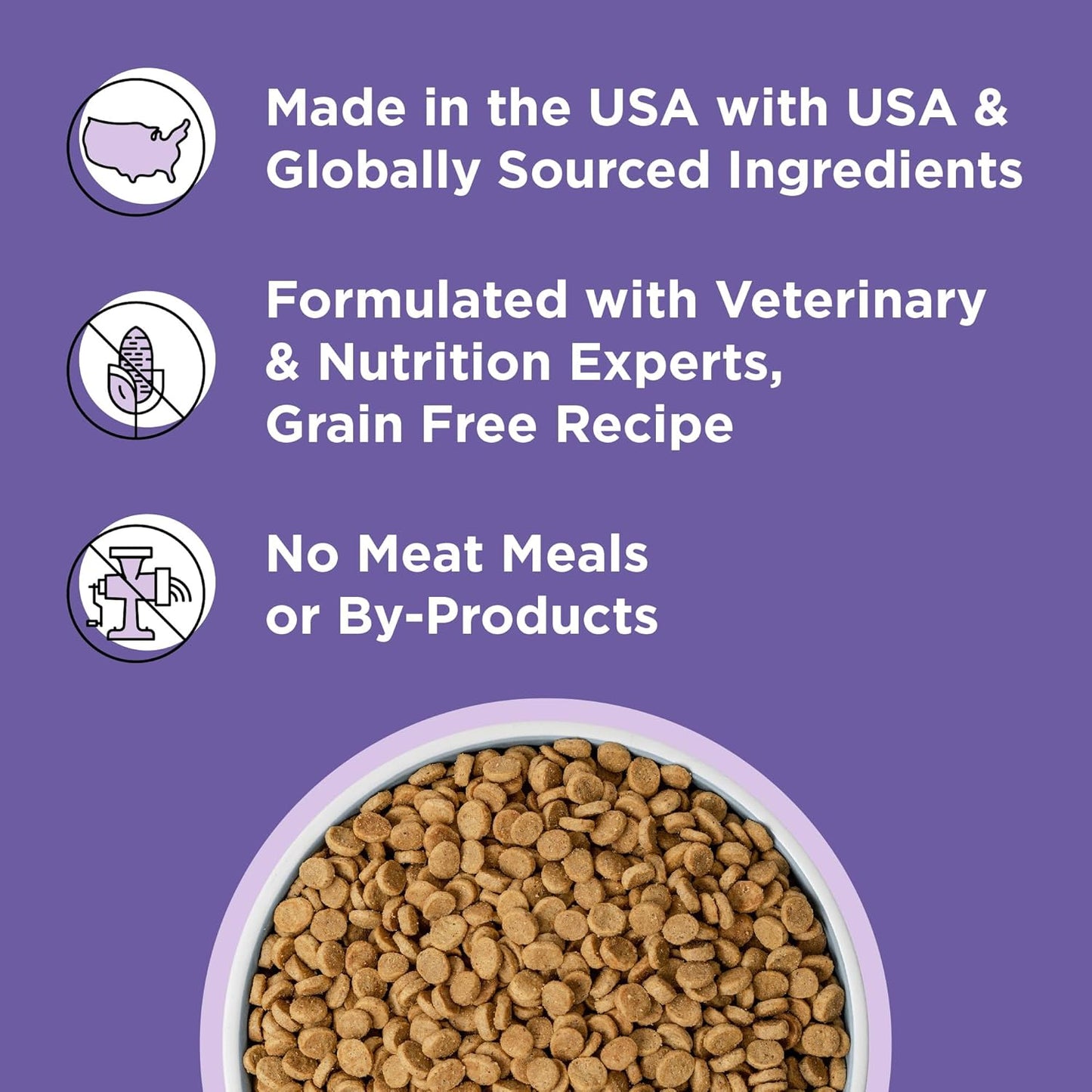 BIXBI Rawbble Dry Dog Food, Lamb, 4 lbs - USA Made with Fresh Meat - No Meat Meal & No Corn, Soy or Wheat - Freeze Dried Raw Coated Dog Food - Minimally Processed for Superior Digestibility