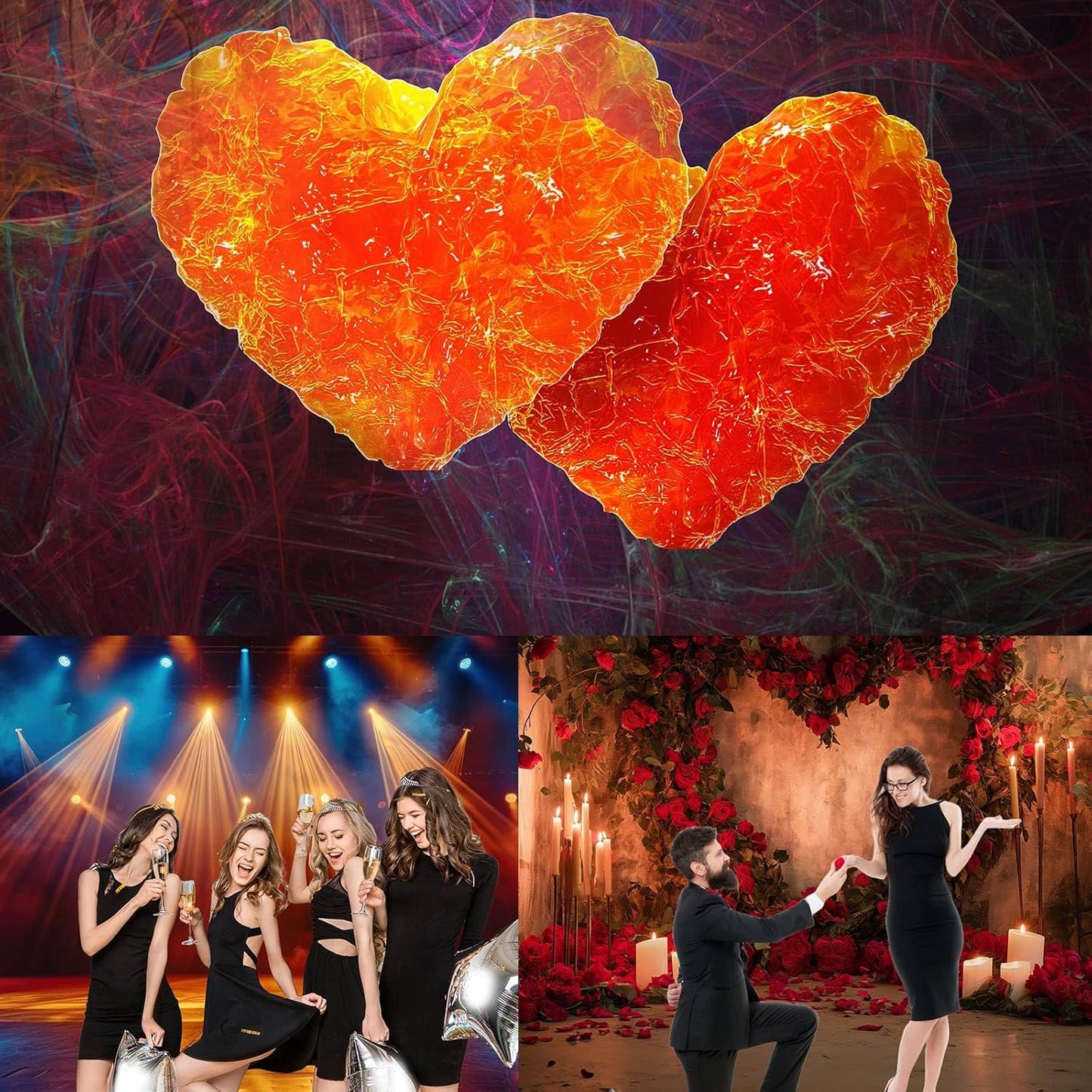 Fantasy Mushrooms Landscape Aquarium Background Tranquil Stream Cloudy Sky Terrarium Background Lush Green Tropical Plants Trees Fish Tank Backdrop Decoration Tank Background Poster 30x18in