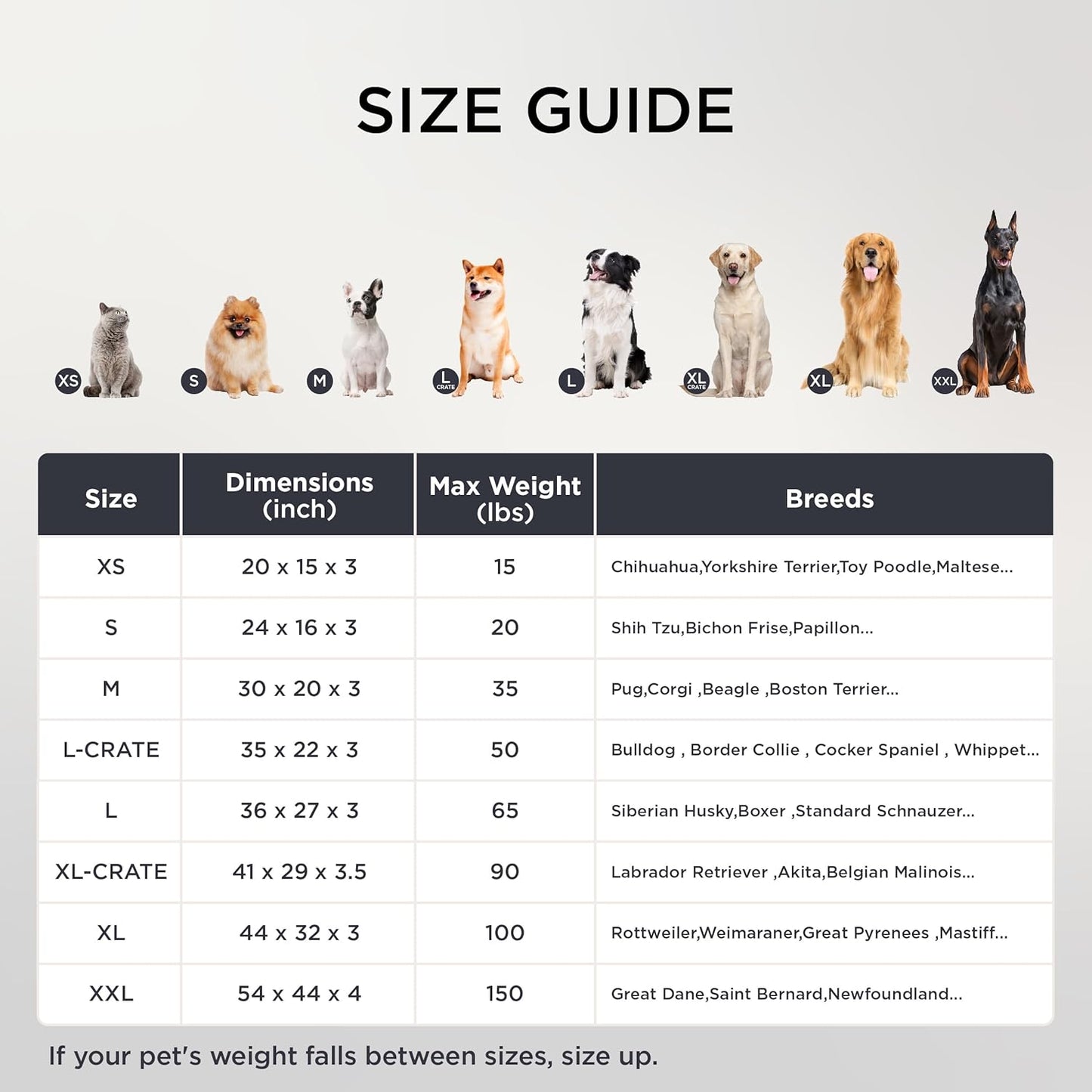 Bedsure Dog Bed Medium Size Dog - Orthopedic Flat Puppy Beds with Removable Washable Cover, Egg Crate Foam Pet Mat, Suitable for Pet Up to 35 lbs