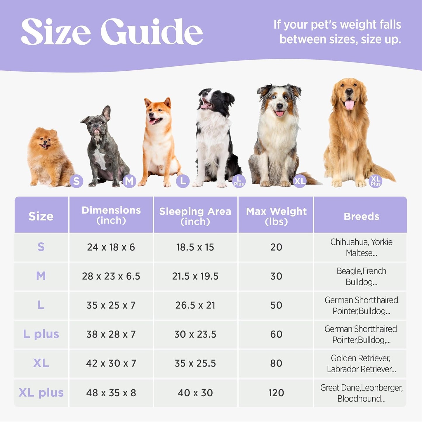 LE SURE Cute Dog Beds for Extra Large Dogs, Orthopedic Waterproof XL Pet Bed with Sides, Non-Slip and Egg-Crate Foam Big Dog Couch Sofa with Washable Removable Cover, Hazel