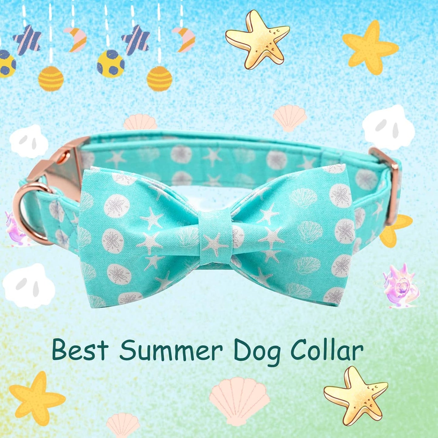 Elegant Little Tail Bowtie Collar for Small to Large Dogs