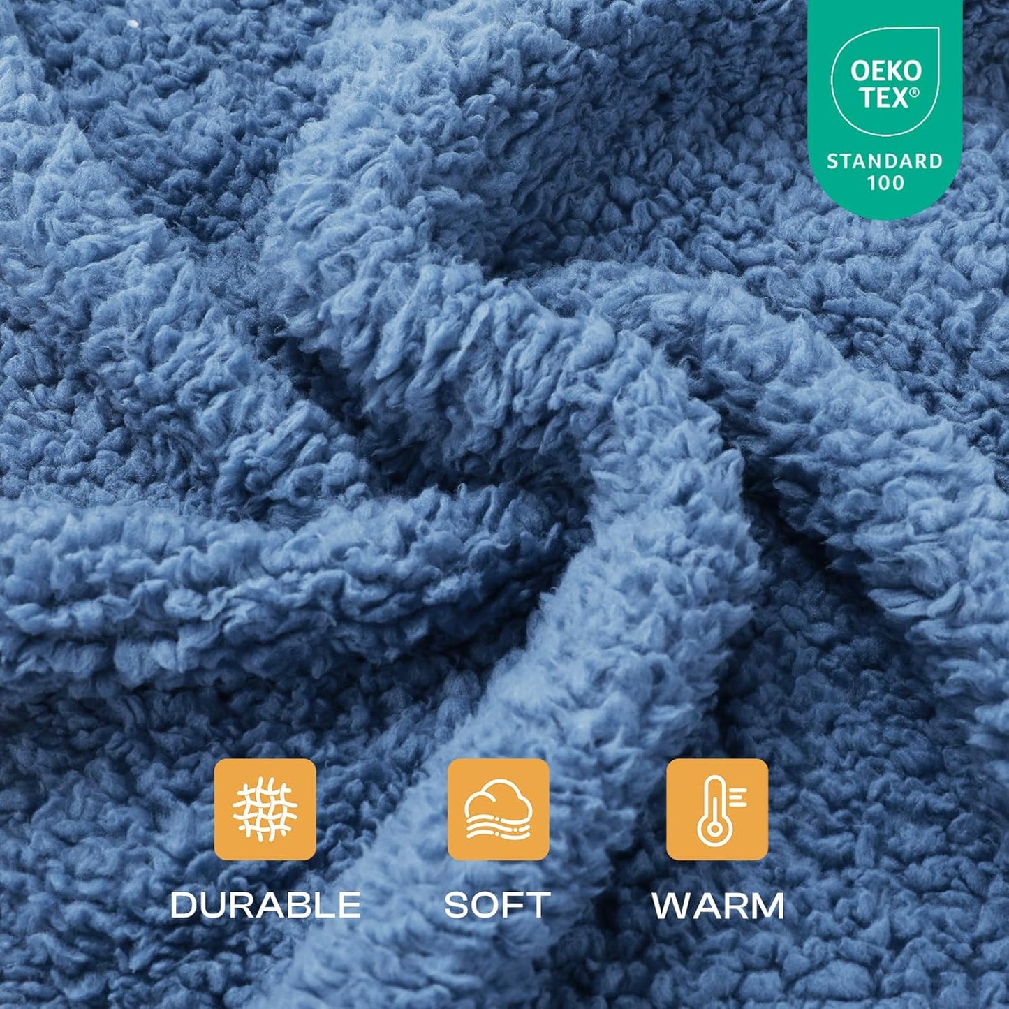 Luciphia 1 Pack 3 Calming Dog Blanket Fluffy Premium Fleece Pet Blankets Soft Sherpa Throw for Dogs Puppy Cat Beige/Pink/HazeBlue Medium (30" x20")