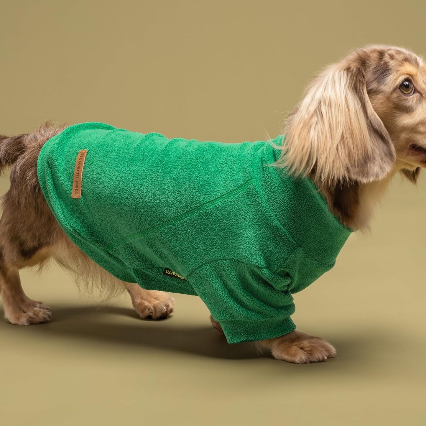 Fitwarm 3 Pack Classic Fleece Dog Sweater, Christmas Dog Winter Clothes for Small Dogs Boy Girl, Holiday Pet Apparel, Burgundy Red, Green, Navy Blue, XS