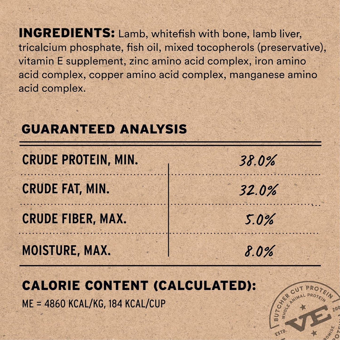 Vital Essentials Freeze-Dried Raw Lamb & Whitefish Meal or Mixer Dog Food Soft Nibs | 99% Lamb, Whitefish, Organs & Bone| 14 oz